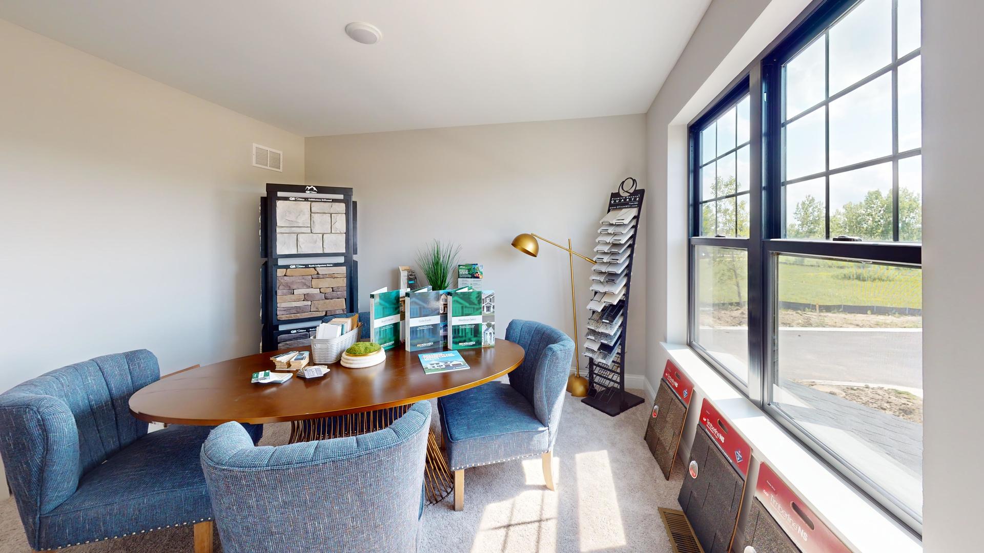 636 Slate Run Elgin, IL 60124 - Photo 40 of 41 a view of a dining room with furniture window and outside view