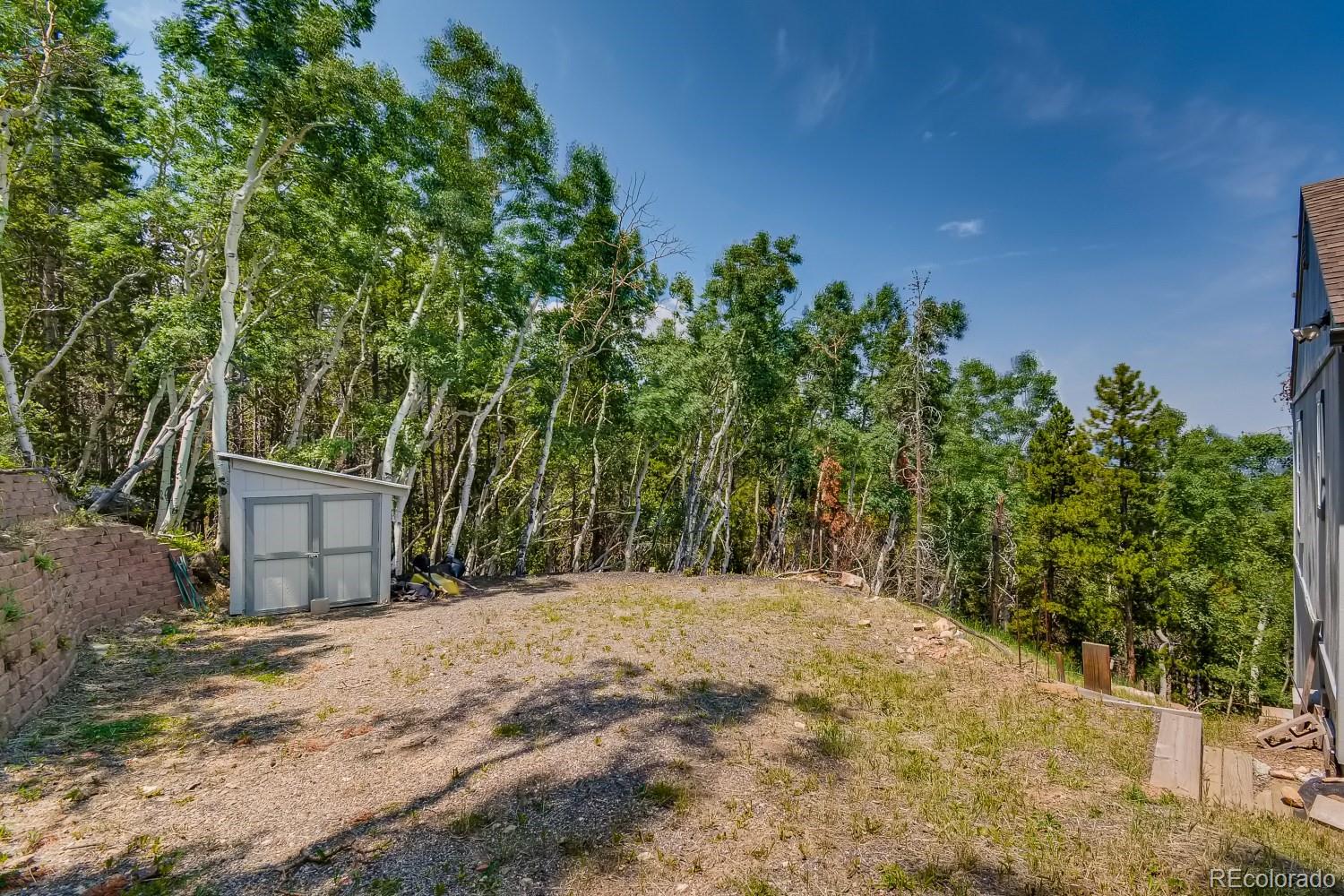 541 Paiute Road Evergreen, CO 80439 - Photo 21 of 22 a view of a yard with a house