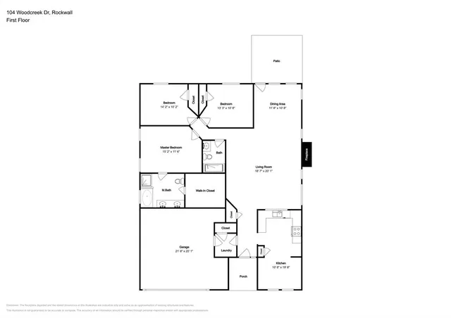 $320,000 | 104 Woodcreek Drive, Rockwall, TX 75032