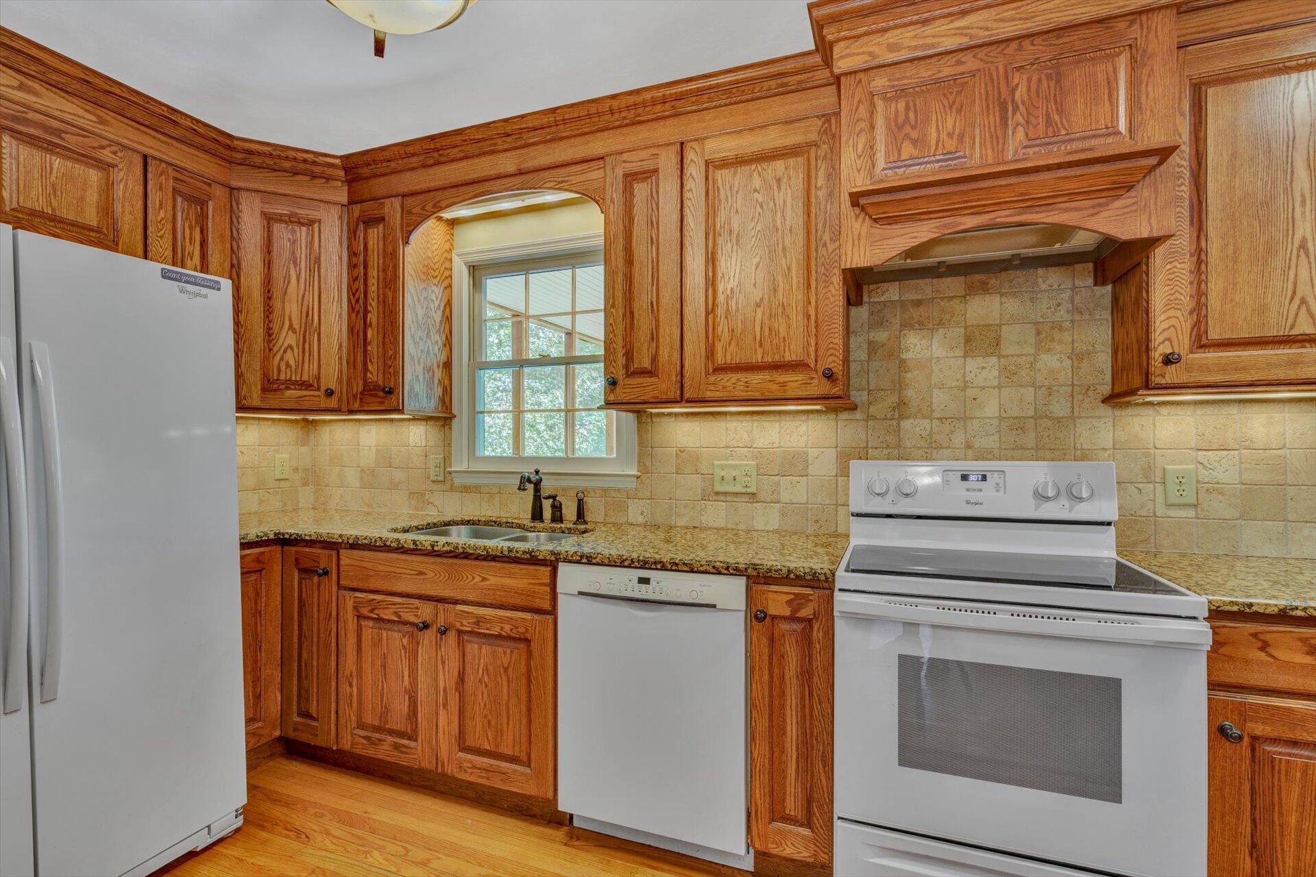 43 Nottingham Lane Blue Ridge, VA 24064 - Photo 16 of 51 a kitchen with granite countertop cabinets stainless steel appliances and a sink