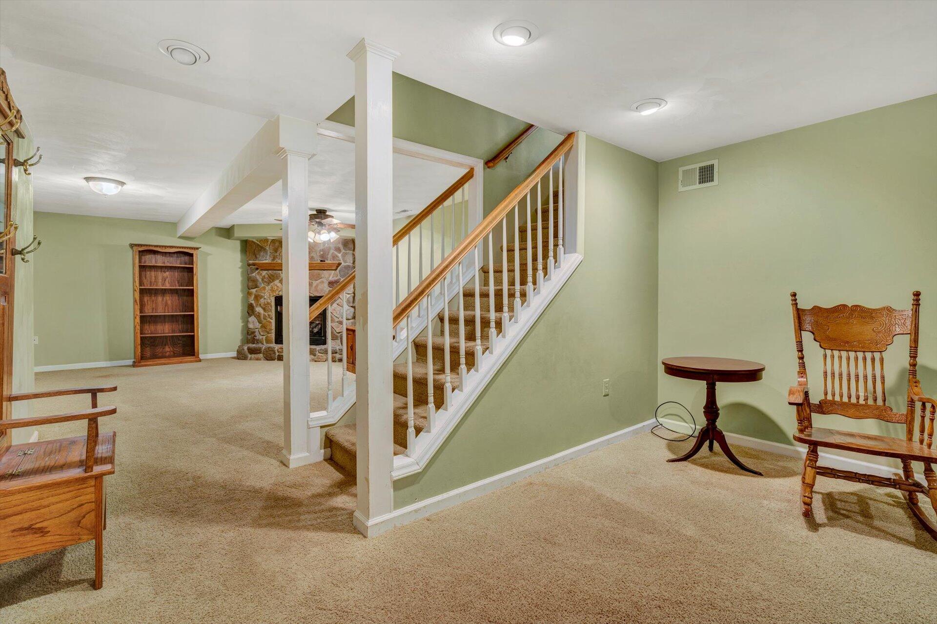 43 Nottingham Lane Blue Ridge, VA 24064 - Photo 26 of 51 a view of entryway with stairs and wooden floor
