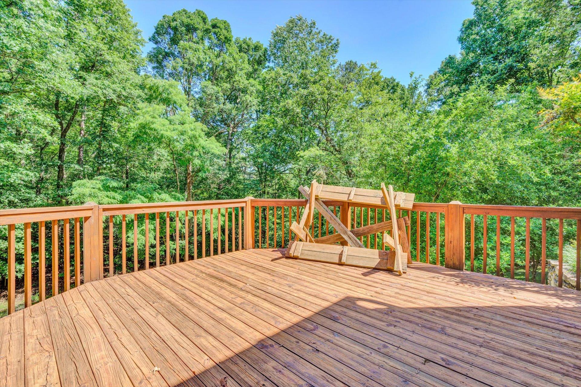 43 Nottingham Lane Blue Ridge, VA 24064 - Photo 44 of 51 a view of wooden deck and a backyard