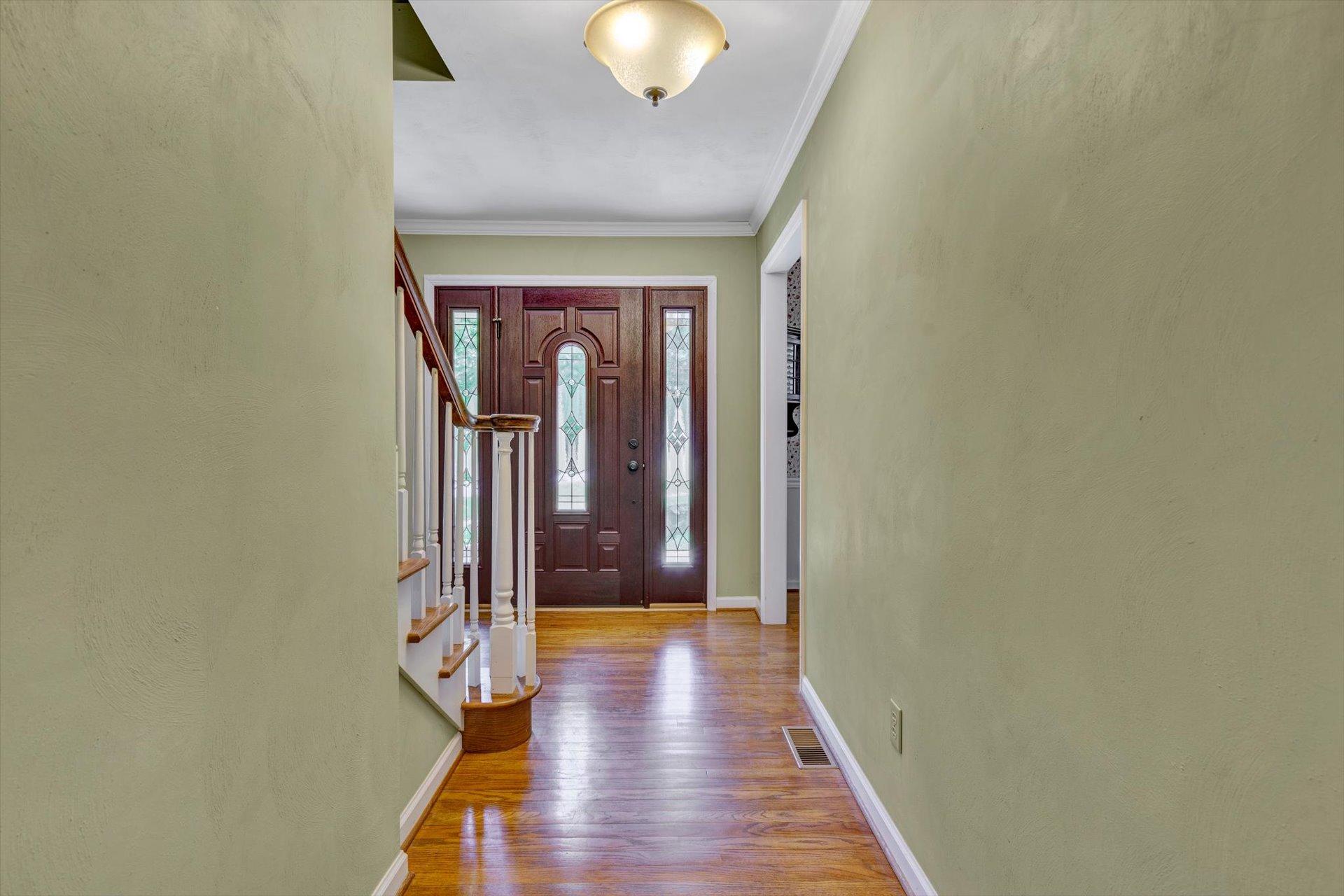 43 Nottingham Lane Blue Ridge, VA 24064 - Photo 8 of 51 a view of a hallway with wooden floor