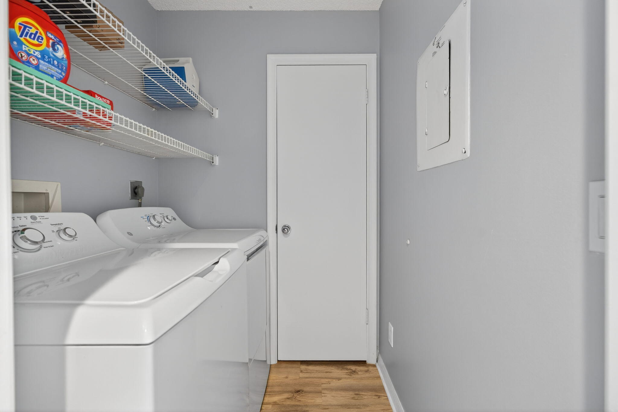 390 Northeast Edgewater Drive, Unit 403 Stuart, FL 34996 - Photo 21 of 46 a utility room with dryer and washer