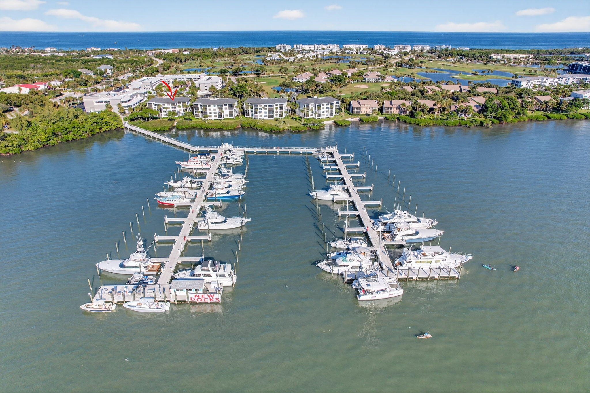 390 Northeast Edgewater Drive, Unit 403 Stuart, FL 34996 - Photo 34 of 46 a view of a city with ocean view