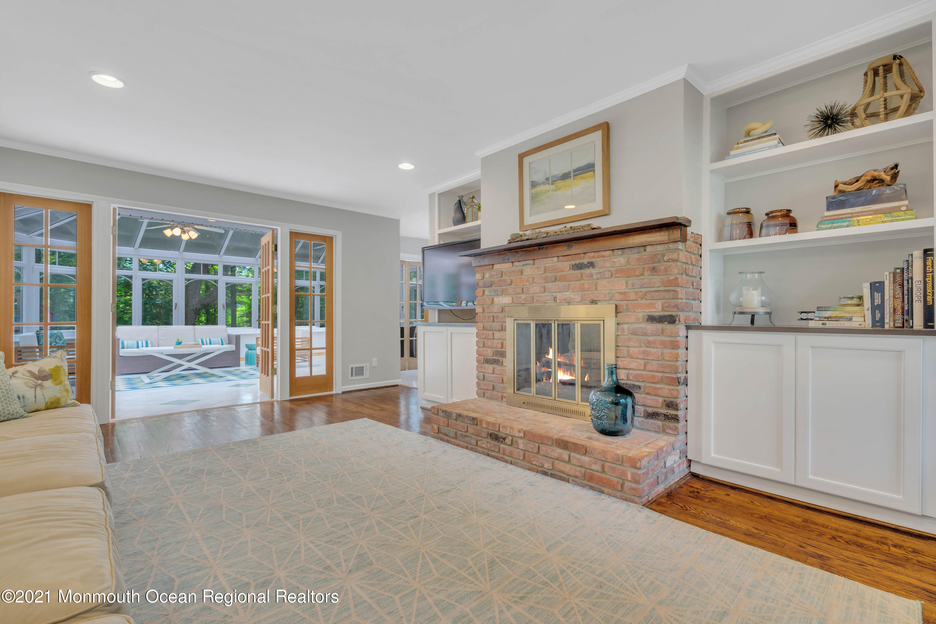 48 Bluefield Road Lincroft, NJ 07738 - Photo 8 of 51 Wood Burning Fireplace