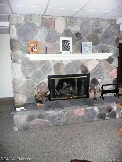 4115 Cordley Lake Road Pinckney, MI 48169 - Photo 17 of 23 Natural Fireplace