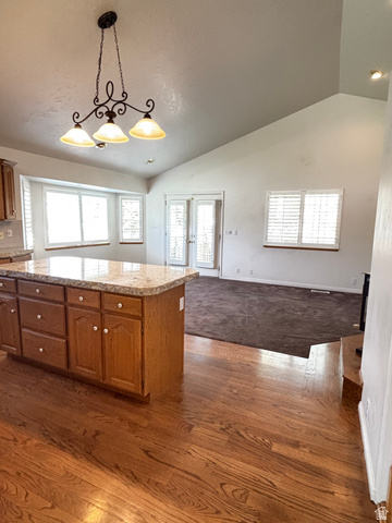 798 South 600 East Payson, UT 84651 - Photo 12 of 31 Open-concept living space with vaulted ceilings