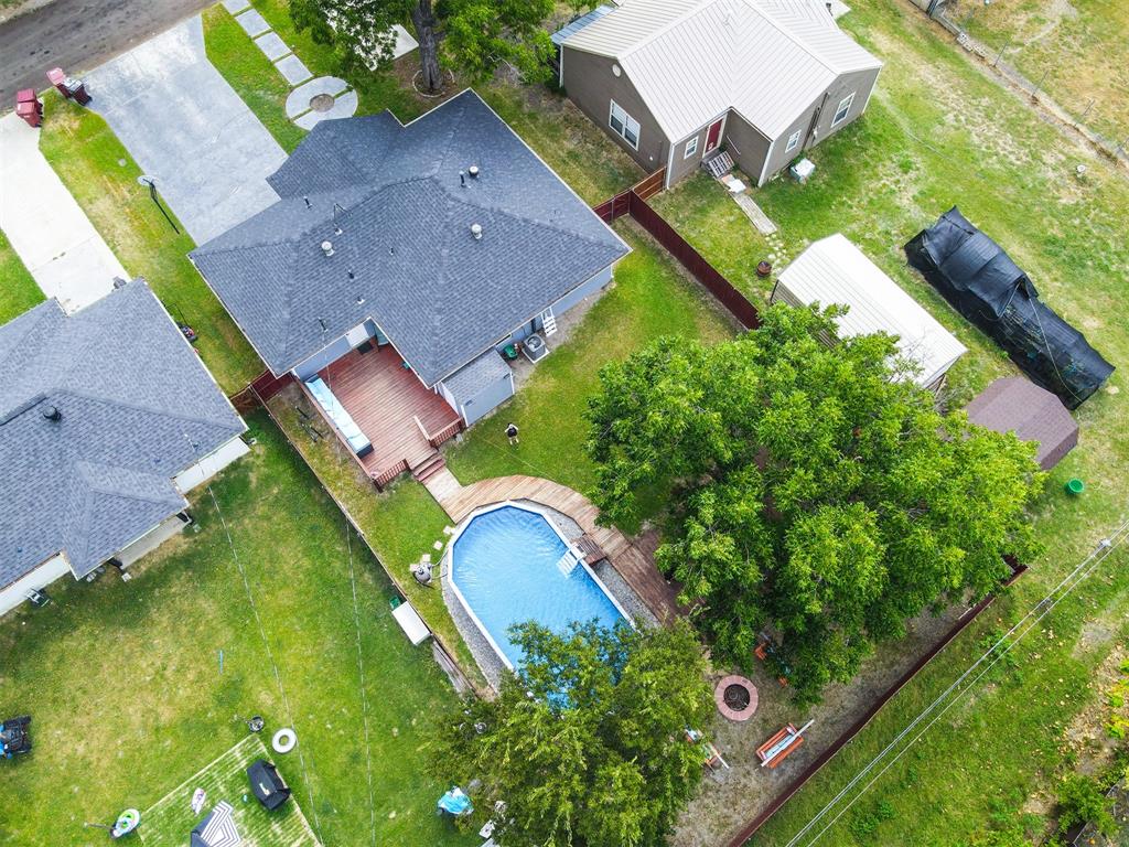 106 South 4th Street Celeste, TX 75423 - Photo 6 of 28 an aerial view of a house