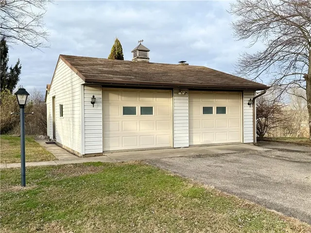 a backyard of a house