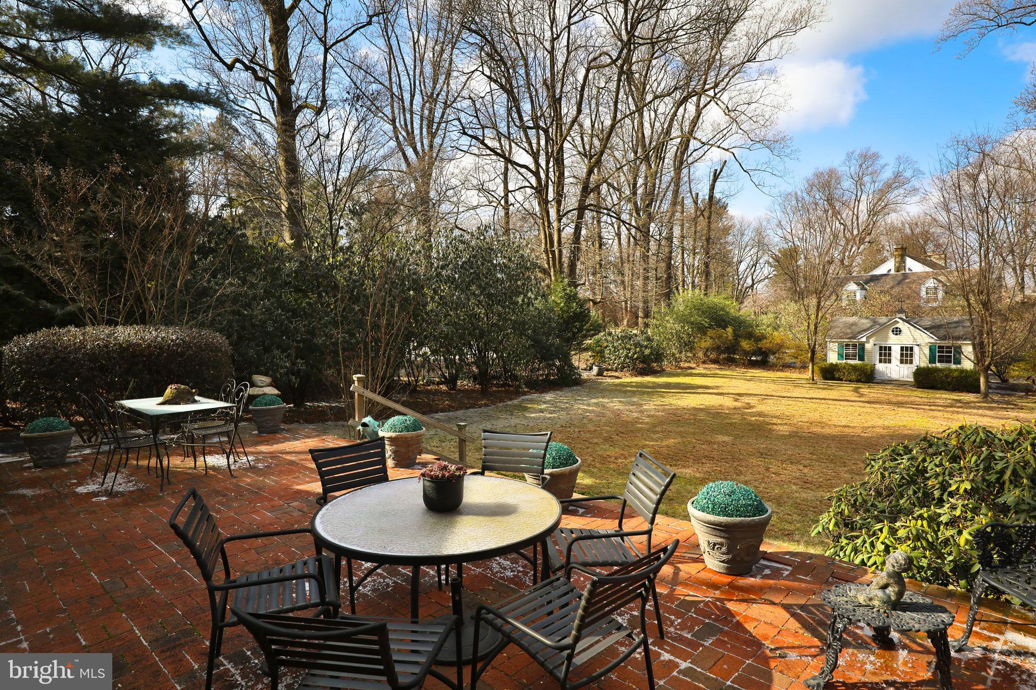 1616 Hampton Road Abington, PA 19001 - Photo 45 of 53 a backyard of a house with table and chairs