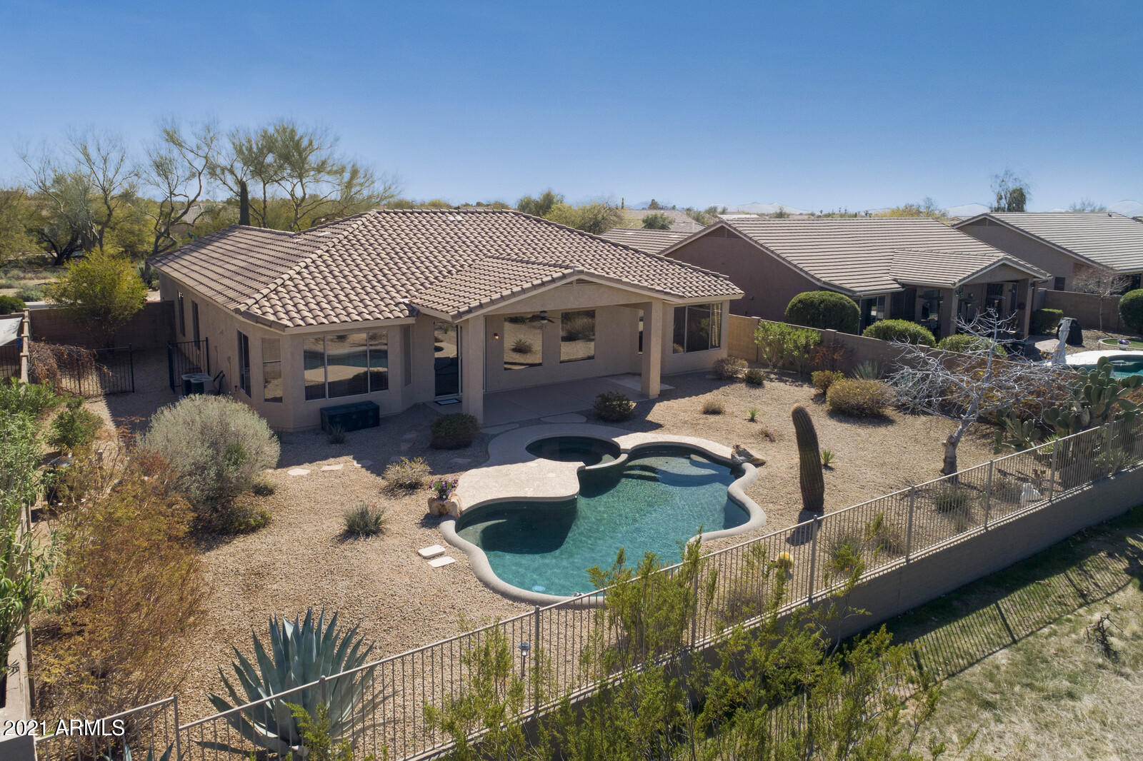5076 East Sleepy Ranch Road Cave Creek, AZ 85331 - Photo 56 of 59 Backyard Aerial View