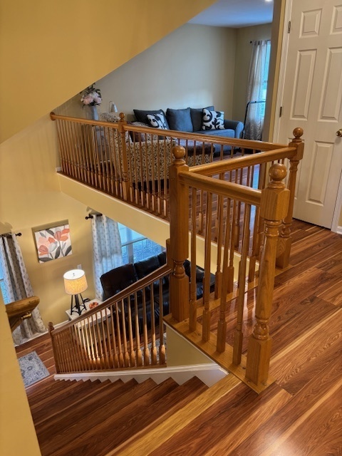 1433 White Pine Lane Bolingbrook, IL 60490 - Photo 14 of 25 a view of staircase with railing and white walls