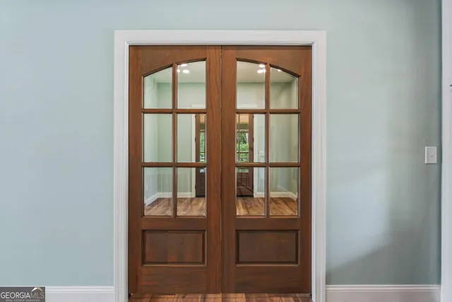 a view of front door