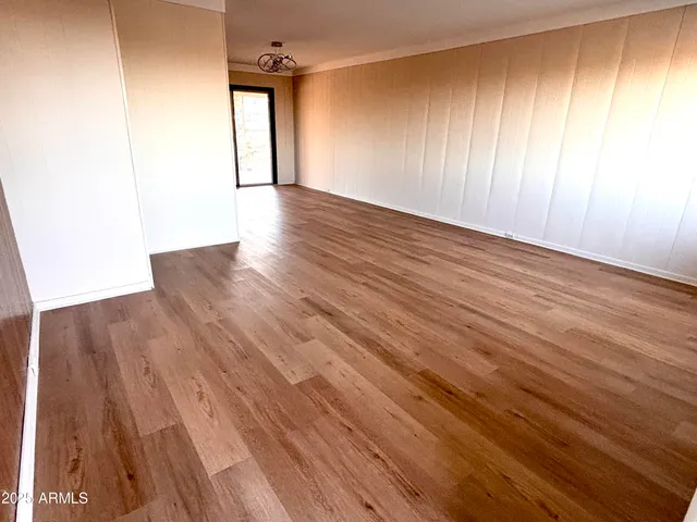 wooden floor in an empty room