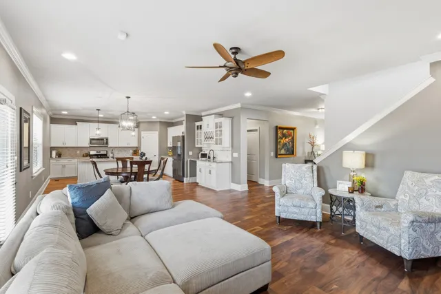 a view of a house with a patio