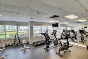 200 Mac Farlane Drive, Unit N203 Delray Beach, FL 33483 - Photo 41 of 47 a view of a room with gym equipment
