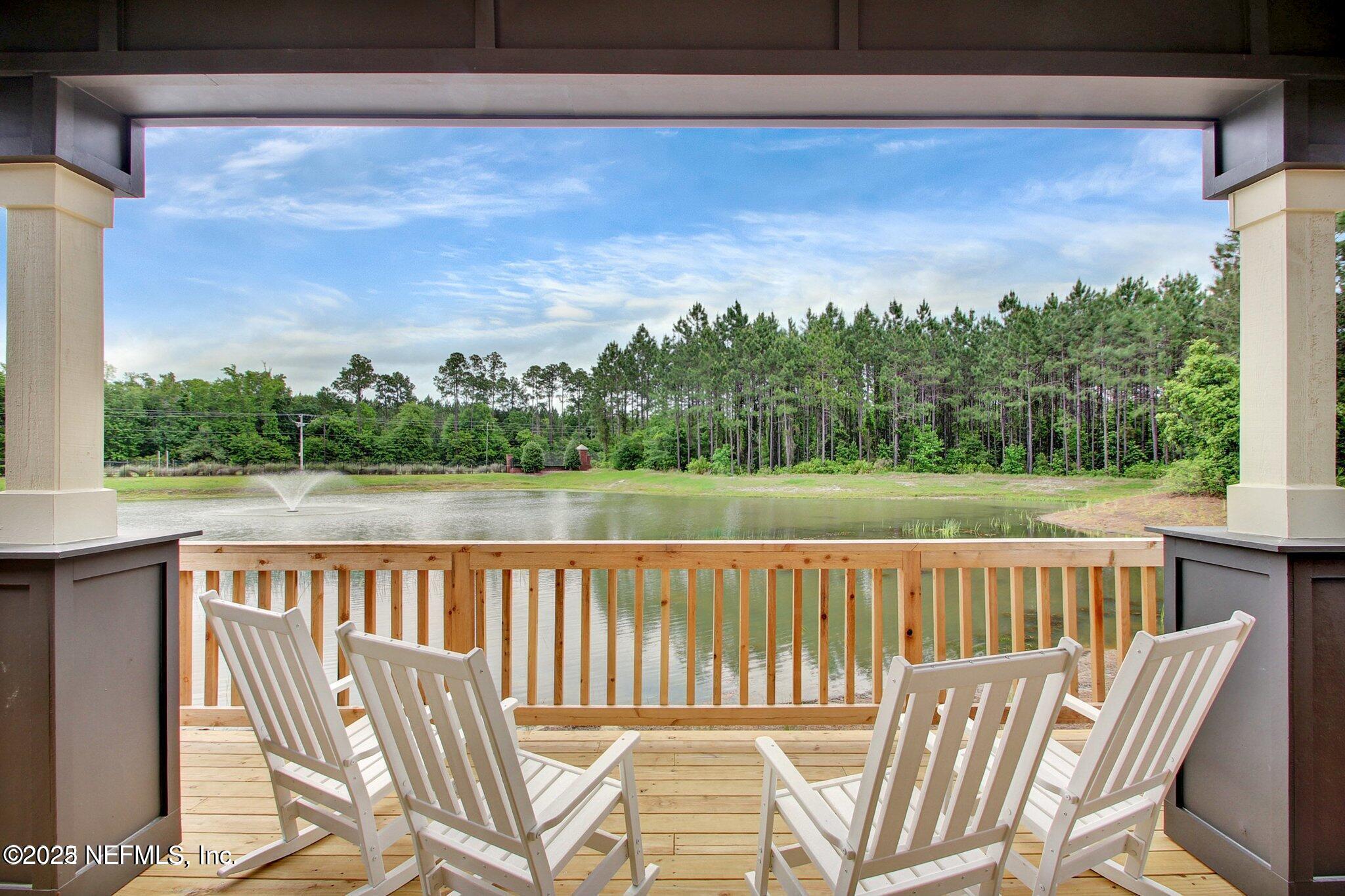 85806 Black Tern Drive Yulee, FL 32097 - Photo 33 of 38 a view of a chair and table in the balcony