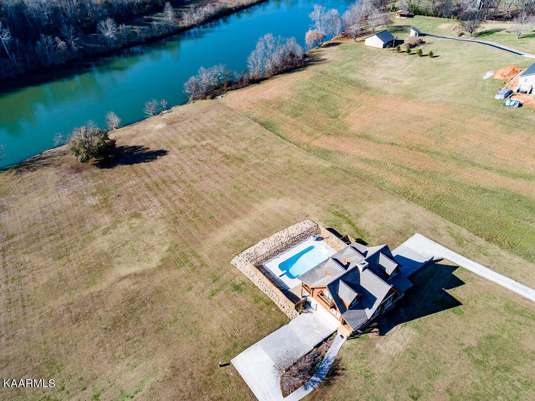 2030 Holston River Drive Rutledge, TN 37861 - Photo 45 of 53 an aerial view of a house with a yard and lake view