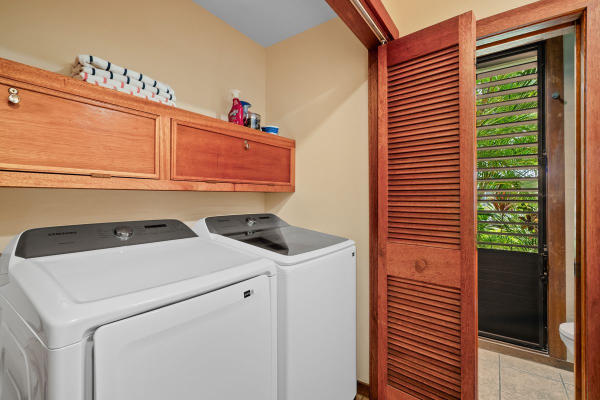2221 Kapili Road, Unit 6 Koloa, HI 96756 - Photo 11 of 27 a utility room with dryer and washer