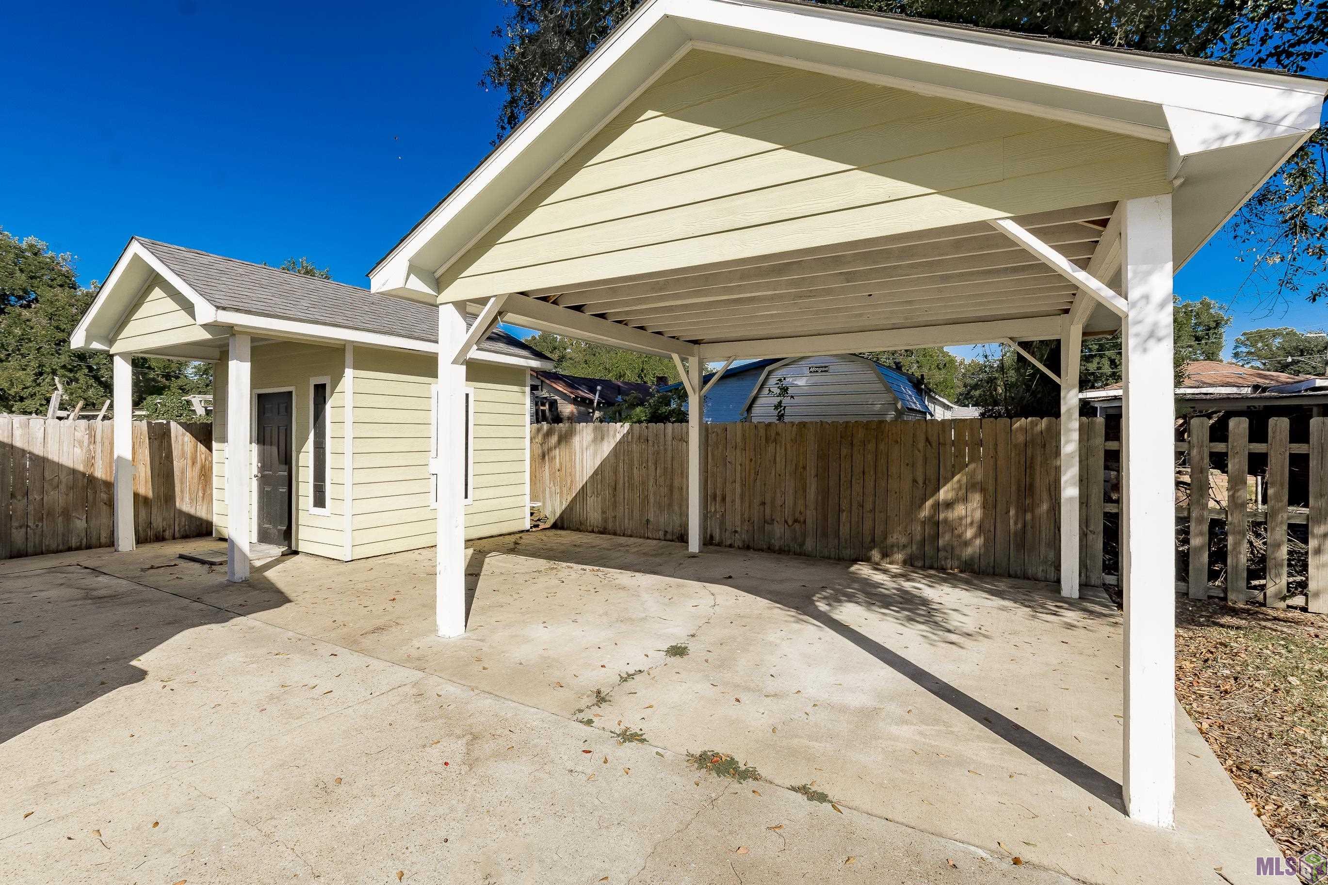 3105 Pen Street Baton Rouge, LA 70802 - Photo 22 of 23 COVERED PATIO AND STORAGE SHED