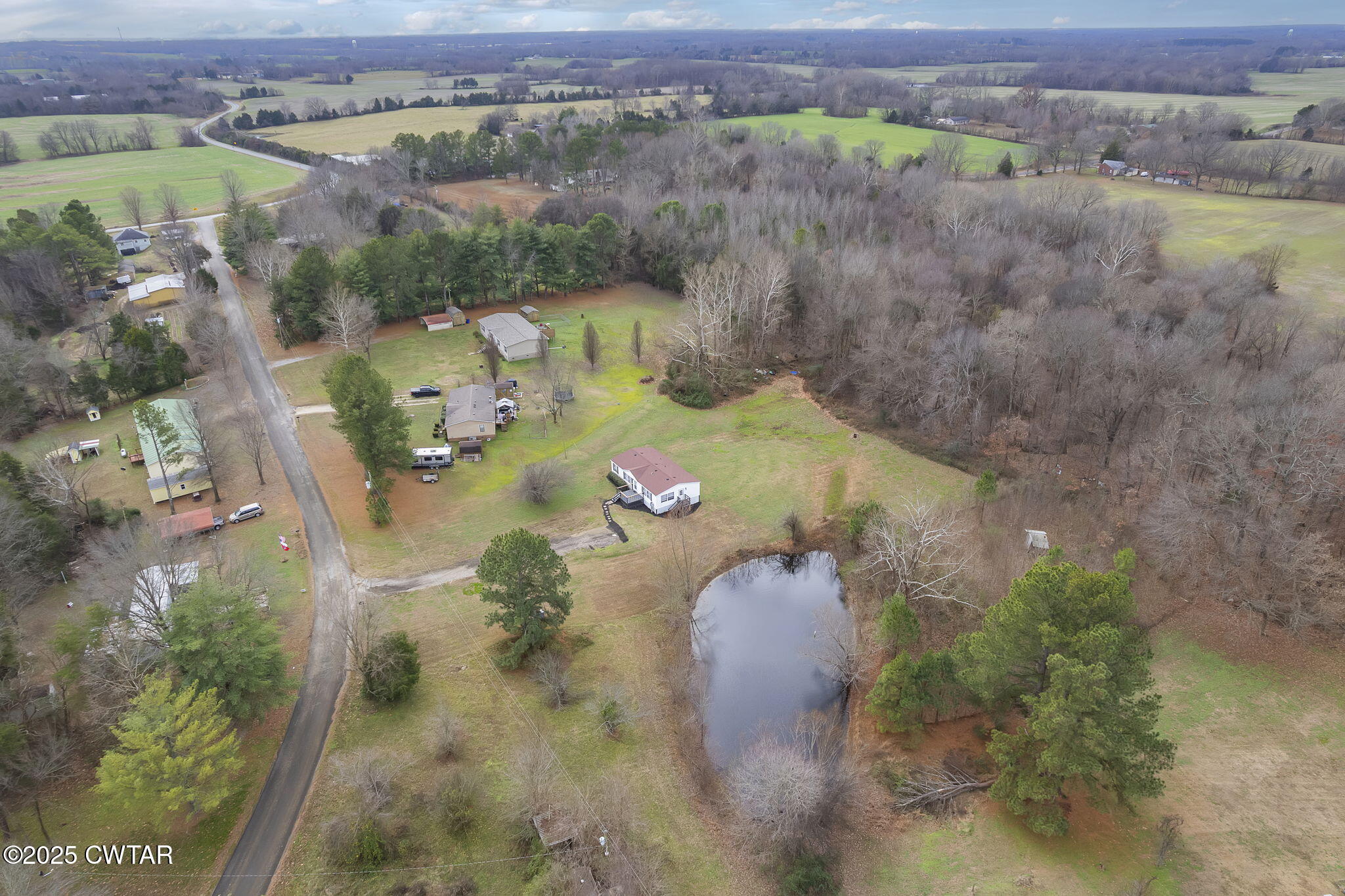 841 Turner Road Martin, TN 38237 - Photo 28 of 32 an aerial view of a house with a yard