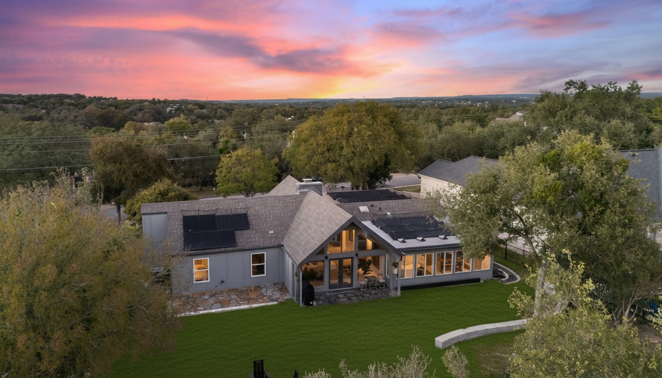 915 Biscayne Street Lakeway, TX 78734 - Photo 1 of 1 aerial view of a house with a big yard