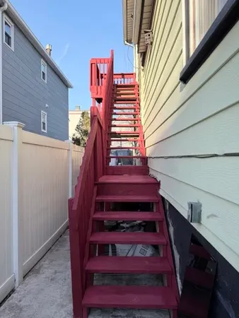 a car parked on the side of a street