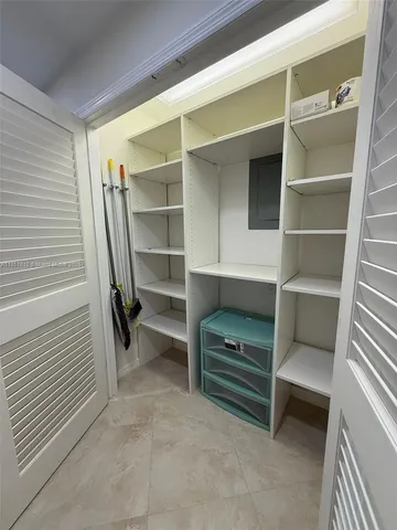 a view of an outdoor space and tennis court