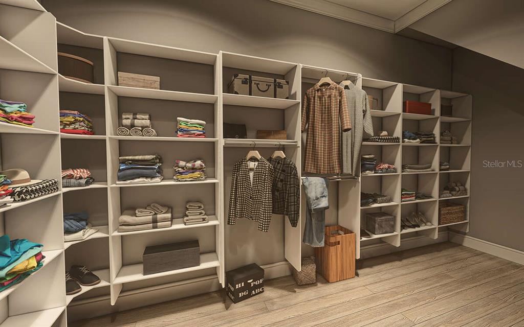 34710 Clayton Road Dade City, FL 33523 - Photo 6 of 17 a view of walk in closet with empty racks