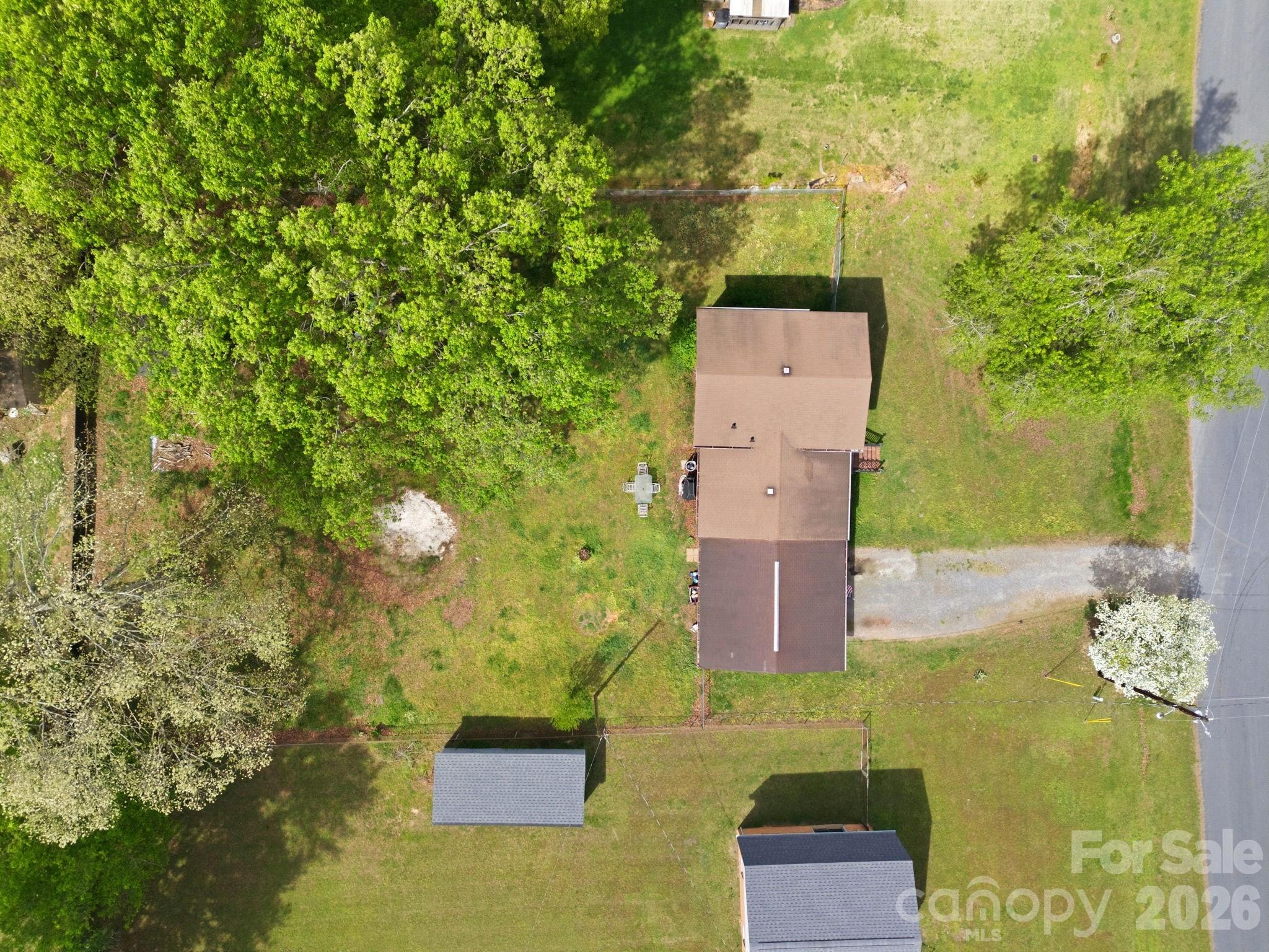 20 Ruby Street Rockwell, NC 28138 - Photo 35 of 38 an aerial view of a house with a yard