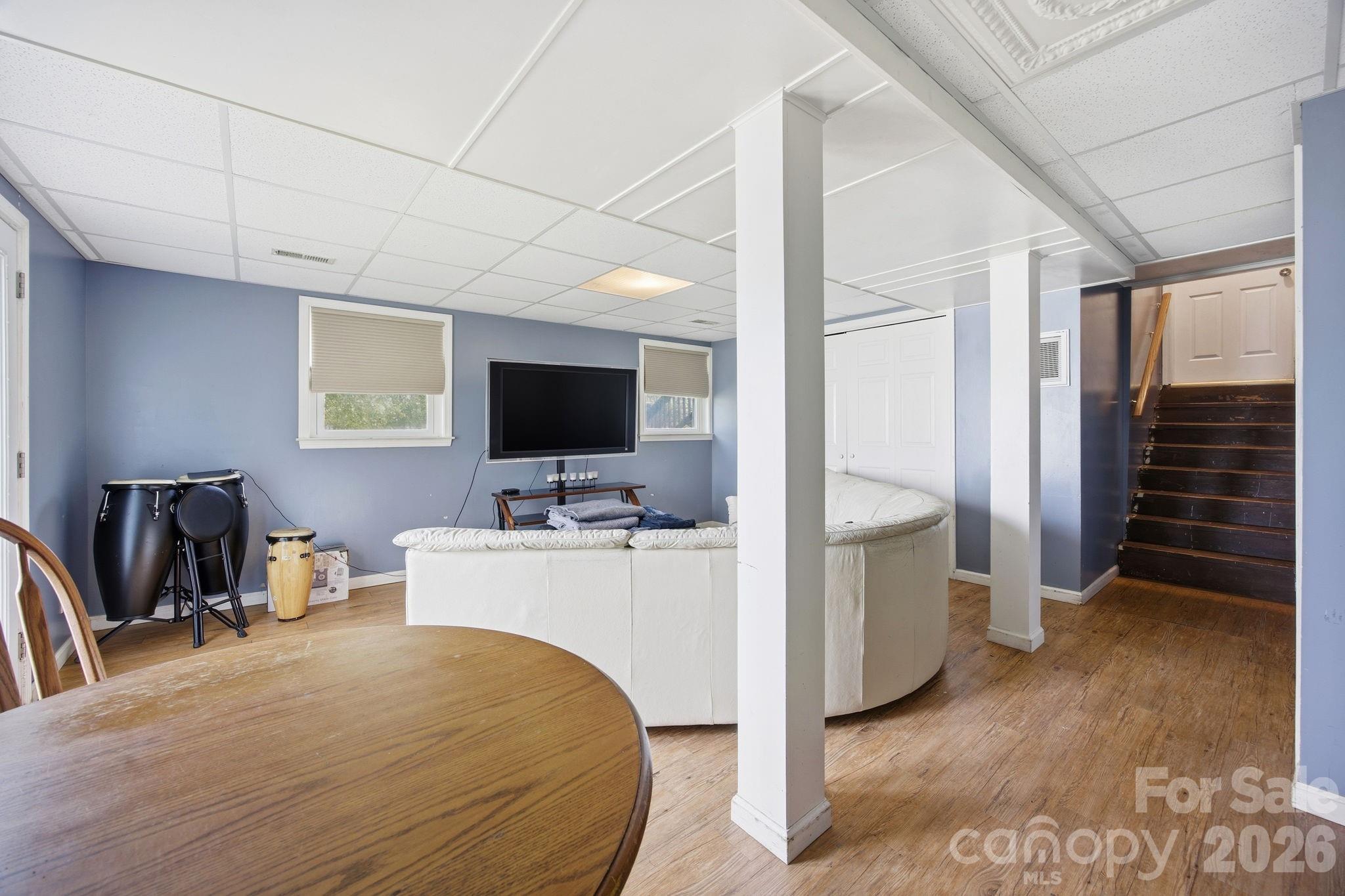 20 Ruby Street Rockwell, NC 28138 - Photo 4 of 38 a room with a bed and a television in it