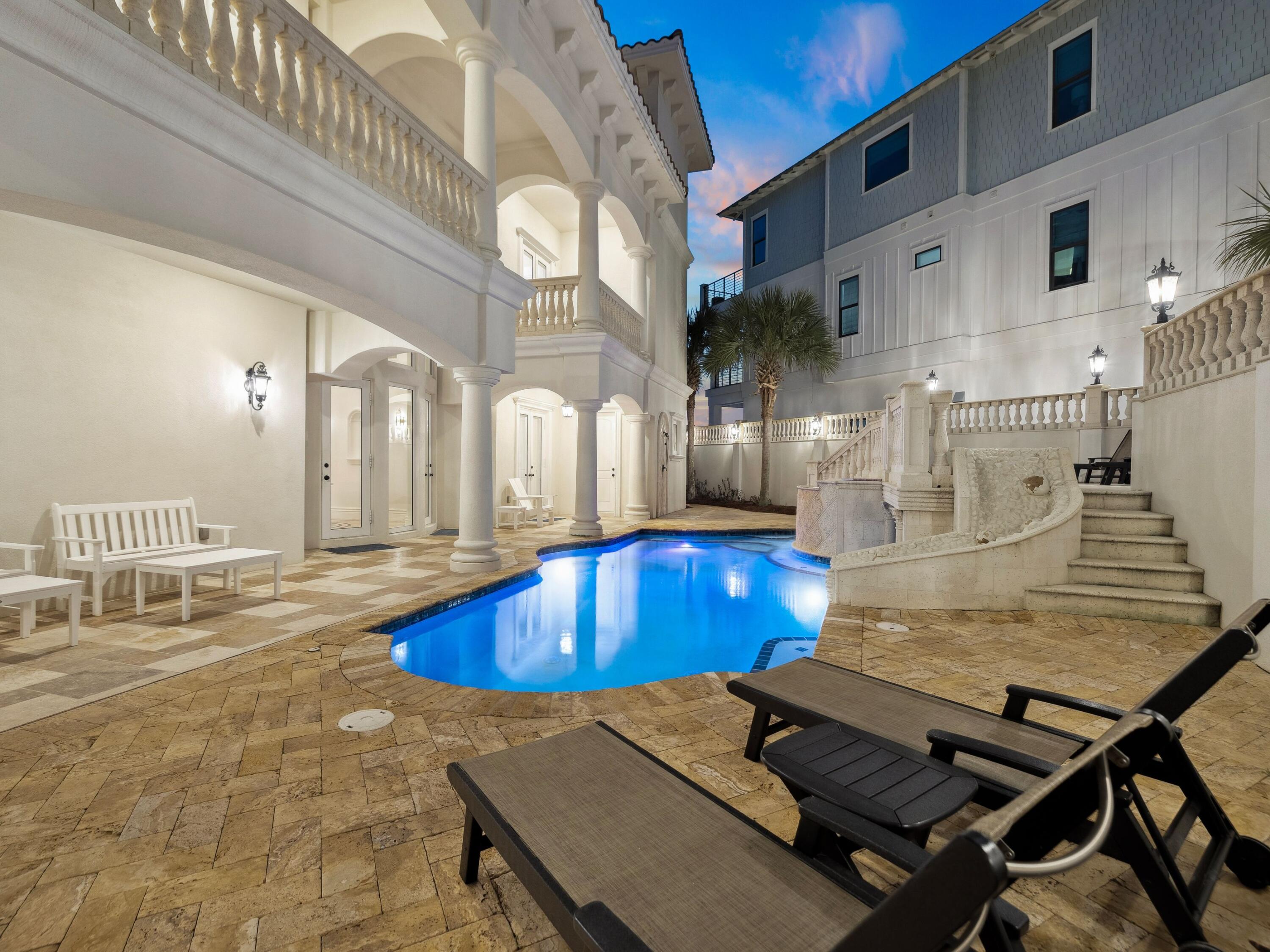 30 Pelican Circle Inlet Beach, FL 32461 - Photo 45 of 48 a view of a swimming pool with seating area