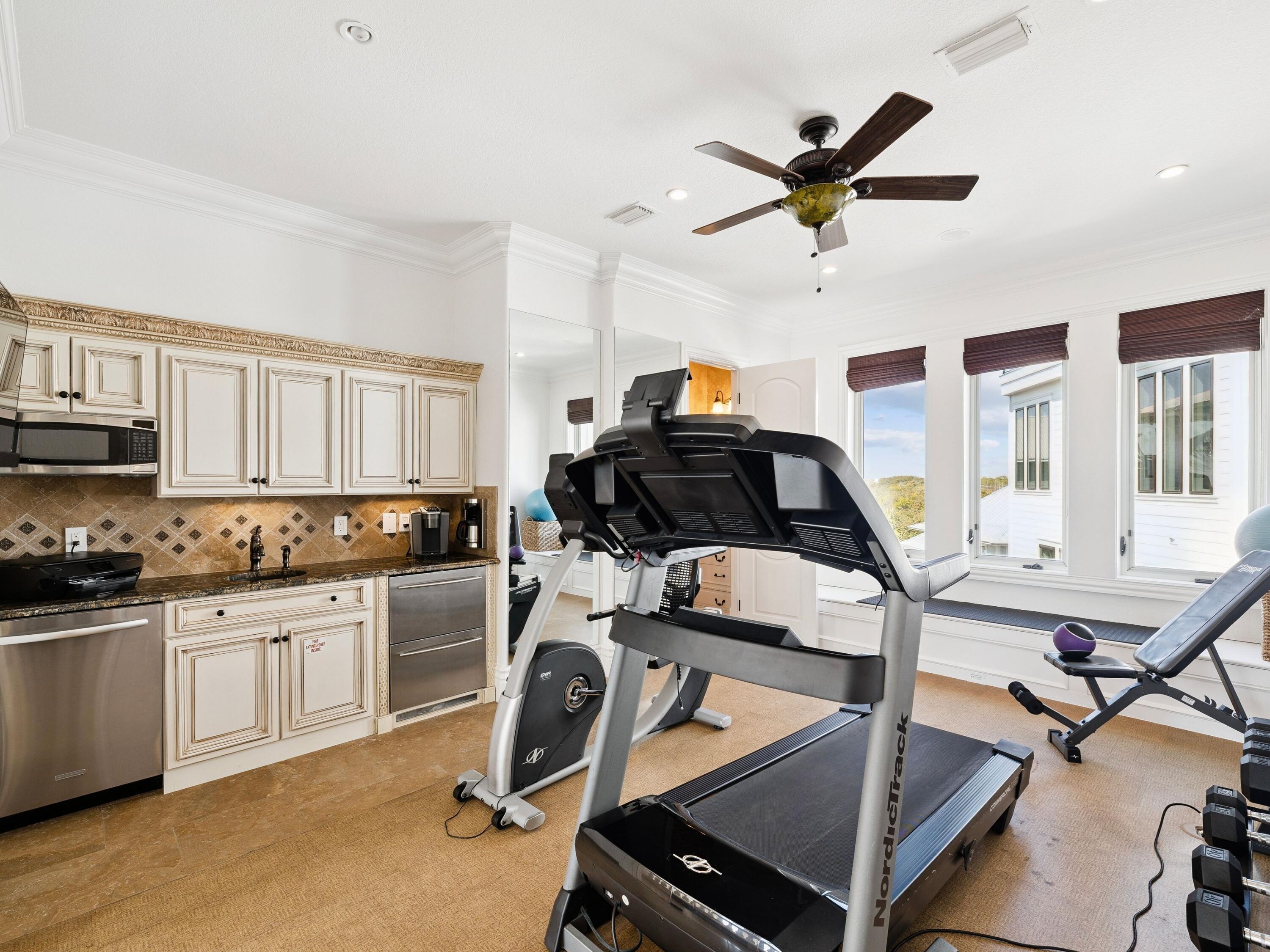 30 Pelican Circle Inlet Beach, FL 32461 - Photo 9 of 48 a room with table chairs and white cabinets