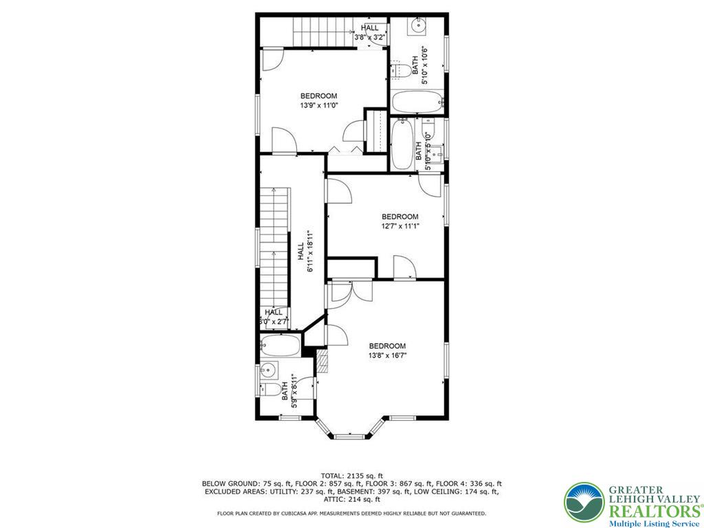 12 Chestnut Avenue Jim Thorpe, PA 18229 - Photo 37 of 38 a picture of a floor plan