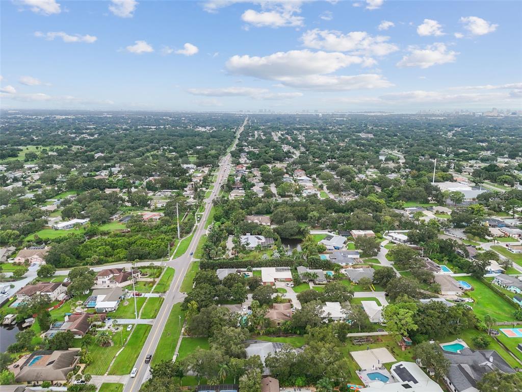 1948 Belleair Road Clearwater, FL 33764 - Photo 82 of 84 an aerial view of residential houses with city view