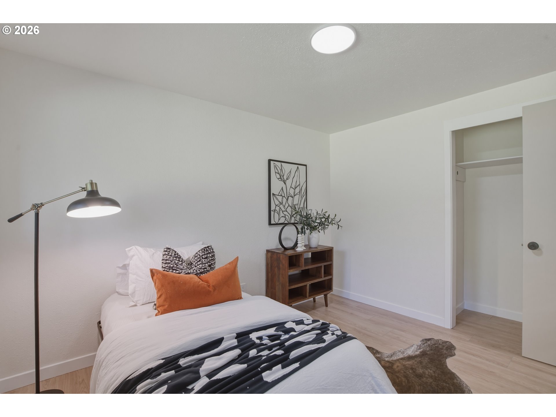 3455 Potter Street Eugene, OR 97405 - Photo 33 of 36 a bedroom with a bed and furniture