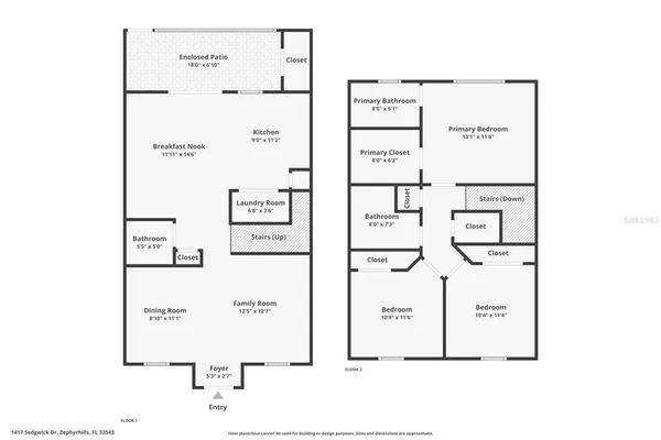 $2,050 | 1417 Sedgwick Drive, Wesley Chapel, FL 33543