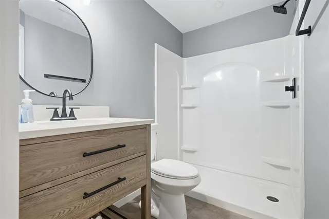 a view of an empty room