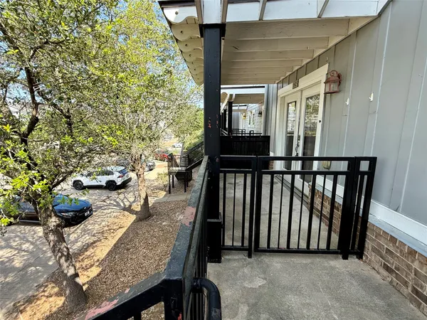 a view of balcony and patio