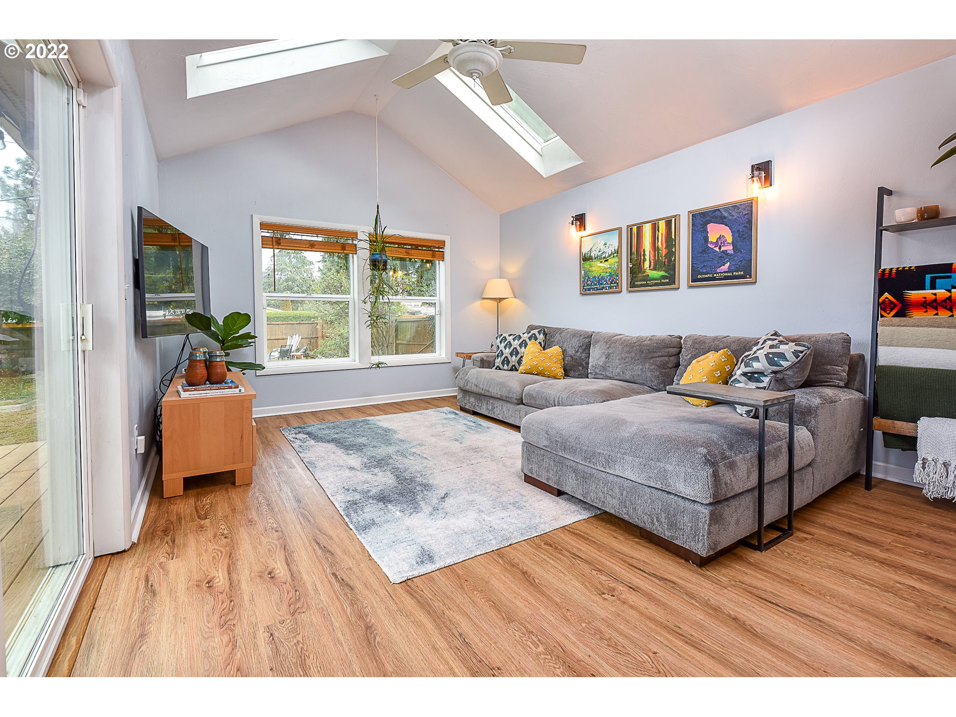 3241 Pheasant Boulevard Springfield, OR 97477 - Photo 13 of 28 a bedroom with a bed and wooden floor