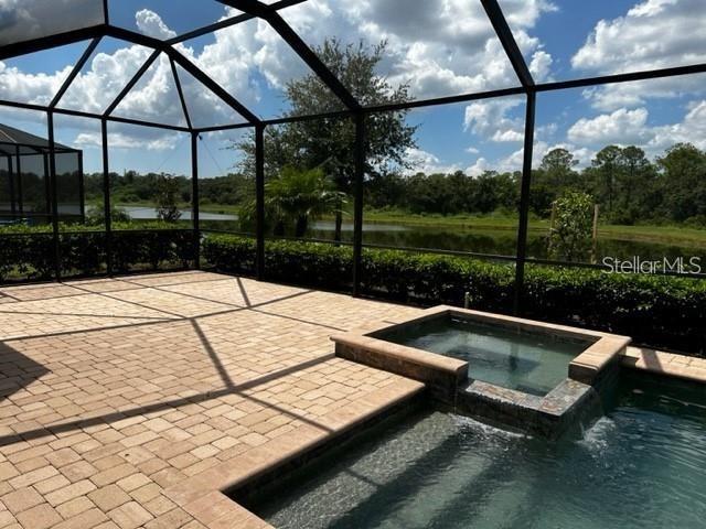 17025 Polo Trail Bradenton, FL 34211 - Photo 20 of 25 a view of swimming pool with a patio