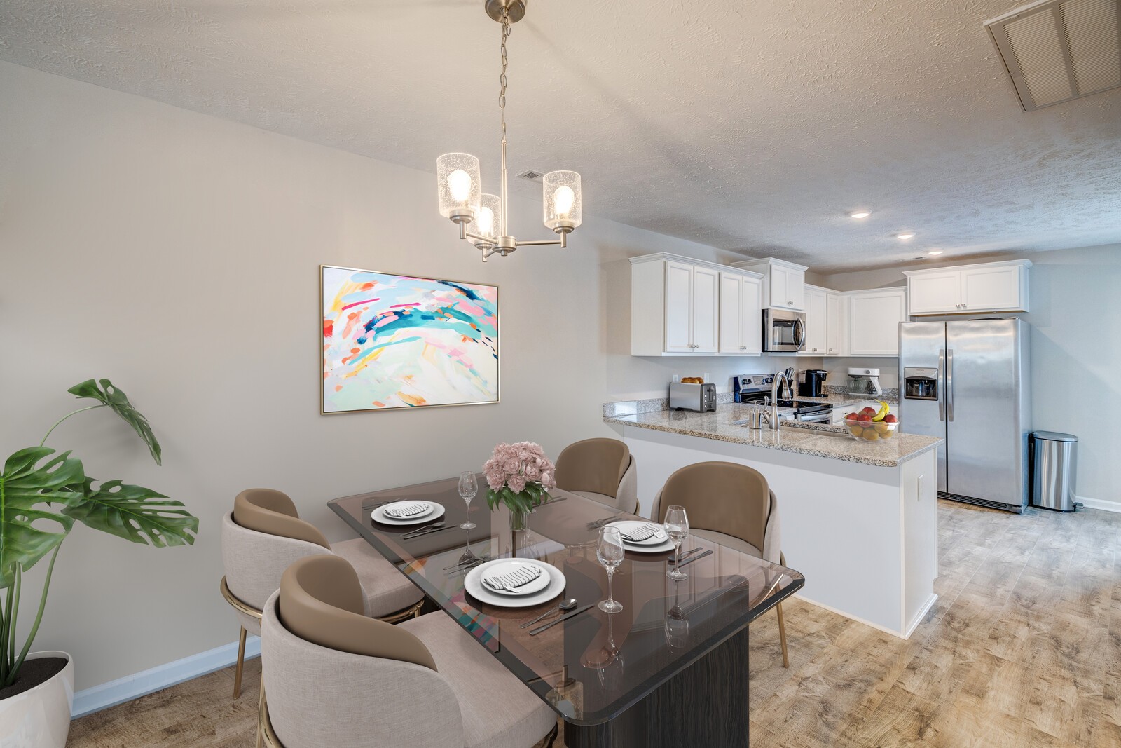 3406 Learning Lane Murfreesboro, TN 37128 - Photo 12 of 32 a view of a dining room with furniture and wooden floor
