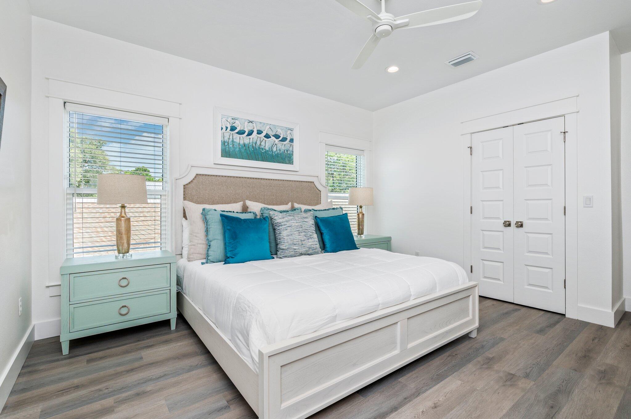 54 North Gulf Drive Santa Rosa Beach, FL 32459 - Photo 35 of 67 a bedroom with a bed and a window