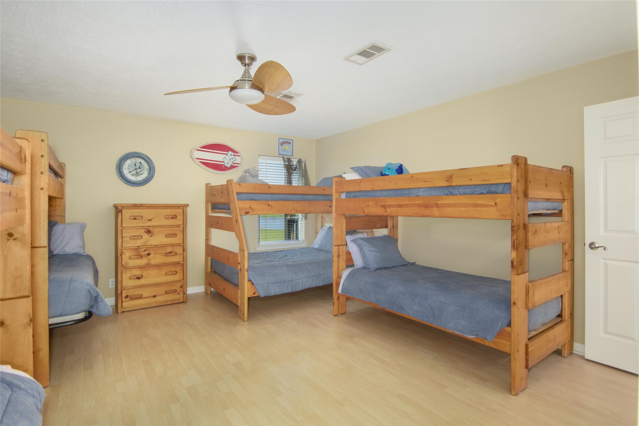 3933 Biscayne Beach Road Port Bolivar, TX 77650 - Photo 16 of 24 a bedroom with a bed and a walk in closet