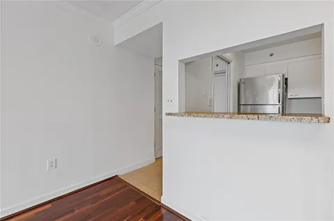 a view of wooden floor