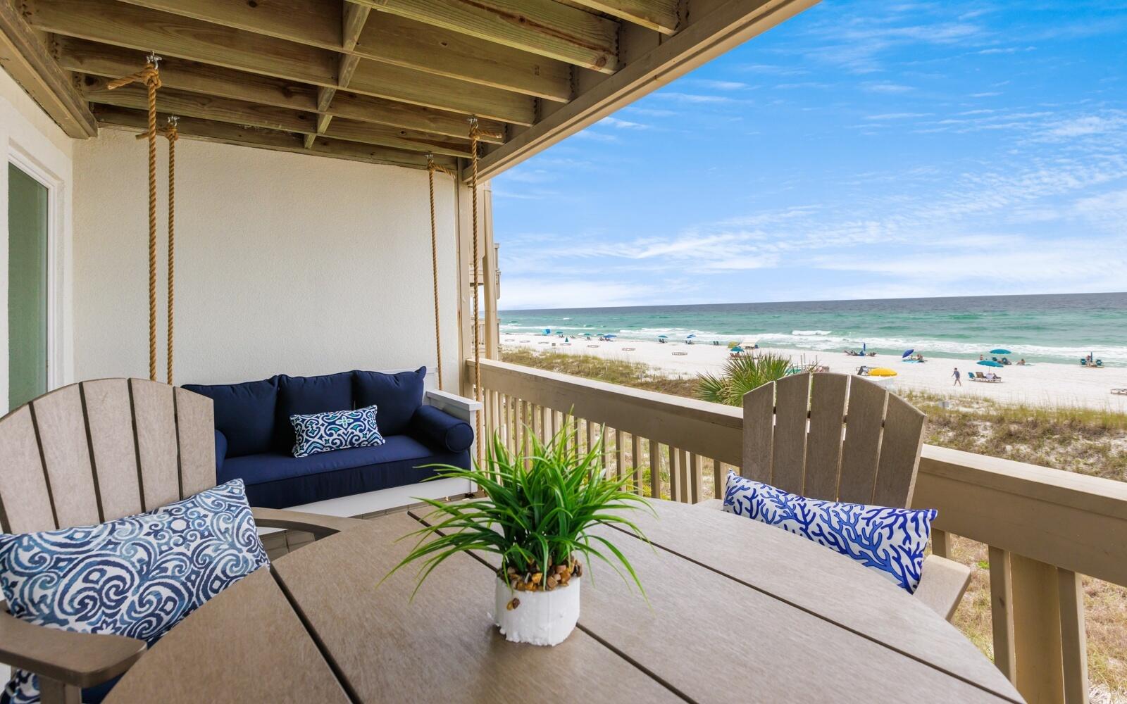 23011 Front Beach Road, Unit W42 Panama City Beach, FL 32413 - Photo 2 of 30 a outdoor living with furniture