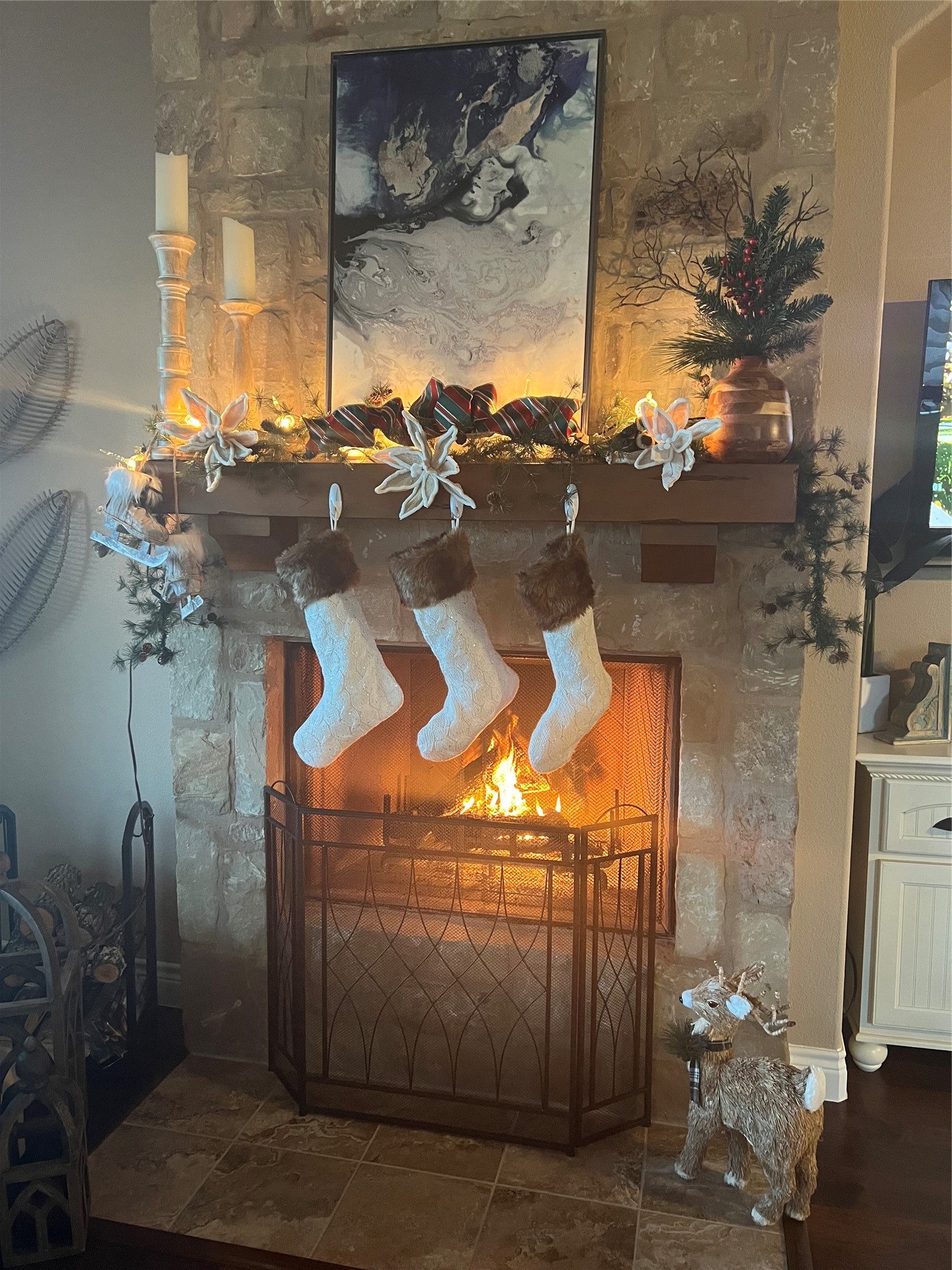 1180 Rip Jay Circle Canyon Lake, TX 78133 - Photo 14 of 15 Fire Place.
