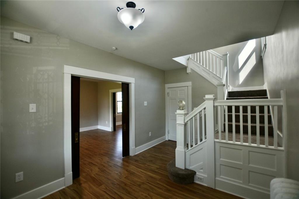 414 Jackson Street Rochester, PA 15074 - Photo 2 of 20 a view of entryway and hall with wooden floor