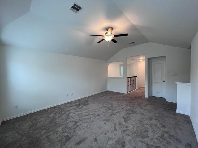 4826 Albany Ridge Lane Rosharon, TX 77583 - Photo 27 of 37 an empty room with a chandelier fan and wooden floor
